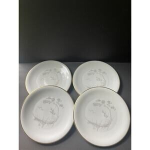 Edelstein Bavaria Made In Germany Malta Plate 20205 White 10” Dinner Plate (4)